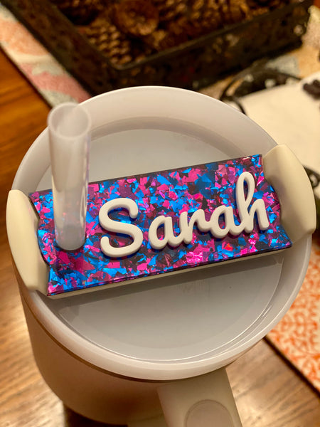 Personalized Tumbler Name Plate: Patterns