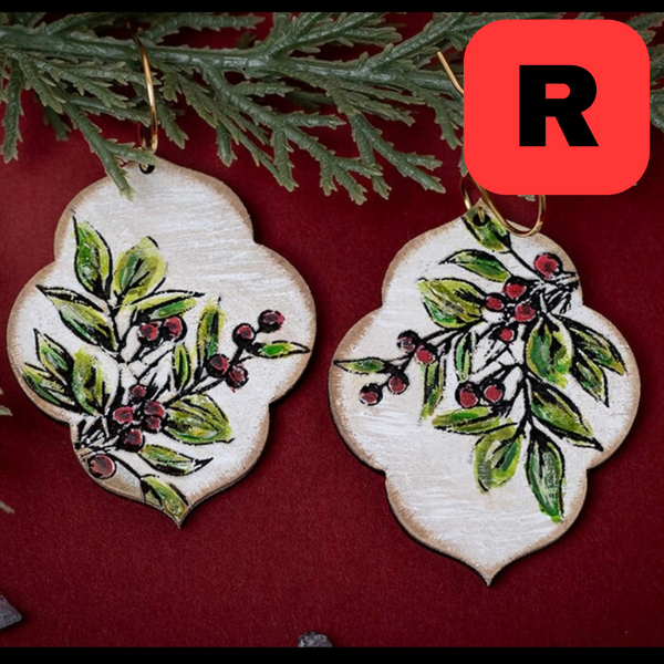 Holiday Earring Art Party