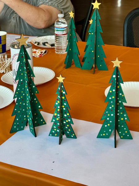 Paintable Christmas Tree Set