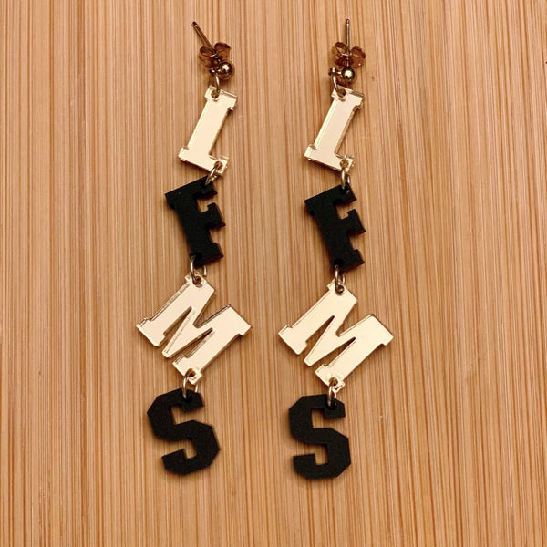 Varsity Earrings - Design Your Own