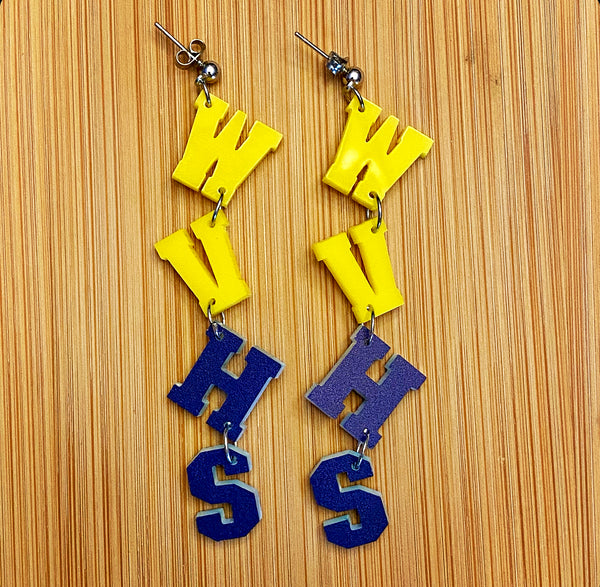 Varsity Earrings - Design Your Own