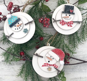 Snowman Ornament Craft Kit